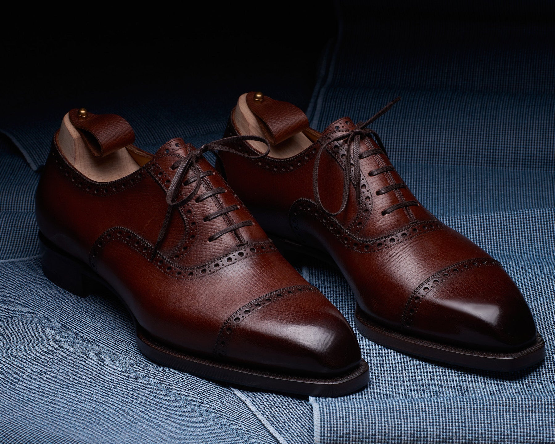 Custom made leather shoes outlet